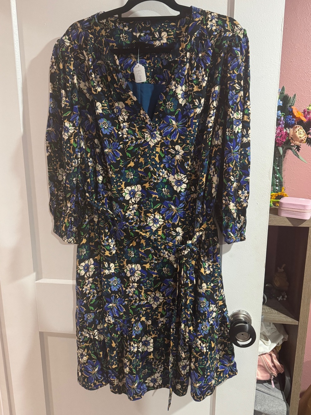 Jessica Howard Black Floral Dress